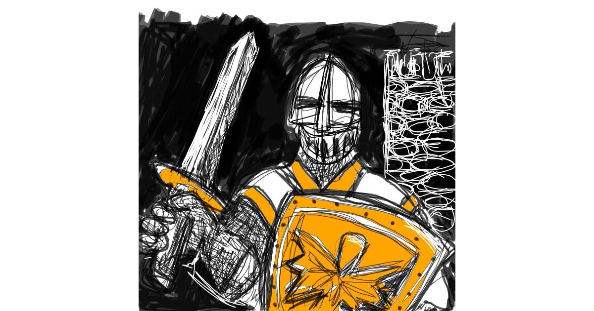 Drawing of Knight by A