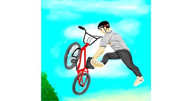 Drawing of Bicycle by mr yj