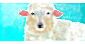 Drawing of Sheep by Debidolittle