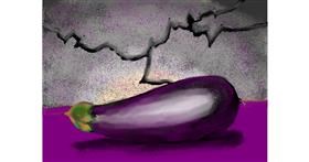 Drawing of Eggplant by SAM AKA MARGARET 🙄