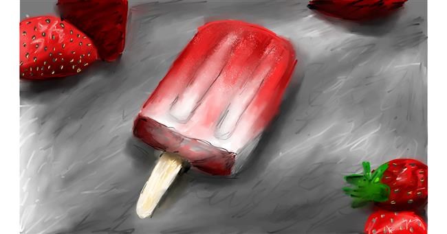Drawing of Popsicle by Mia
