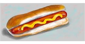 Drawing of Hotdog by DebbyLee