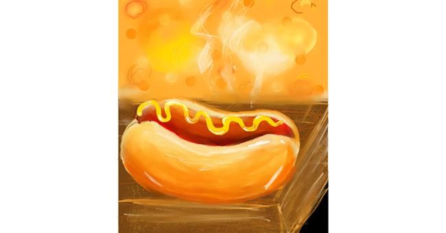 Hotdog-Zeichnung von Shany