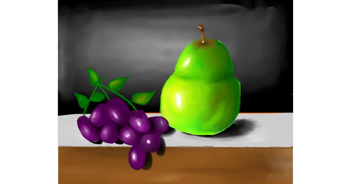 Drawing of Pear by Tokyo