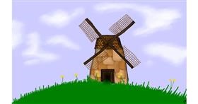 Windmühle-Zeichnung von No stylus used