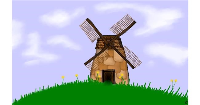 Drawing of Windmill by No stylus used