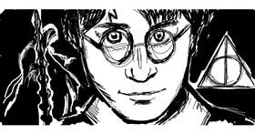 Drawing of Harry Potter by Bassy
