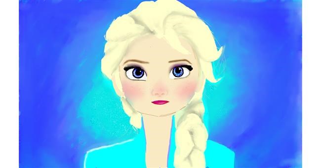 Drawing of Elsa (Disney) by tRay