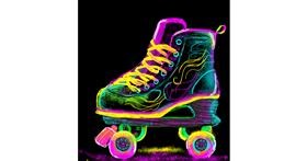 Drawing of Roller Skates by KayXXXlee