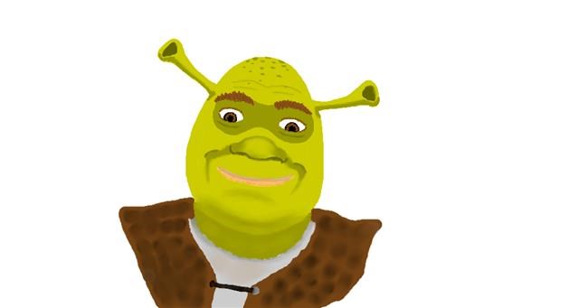 Drawing of Shrek by Cahaya