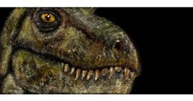 T-rex dinosaur - autor: Rachel 