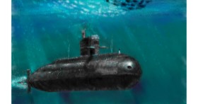 Drawing of Submarine by teidolo