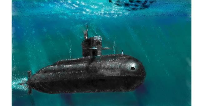 Drawing of Submarine by teidolo