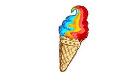 Drawing of Ice cream by Lsk
