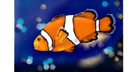 Drawing of Clownfish by RadiouChka