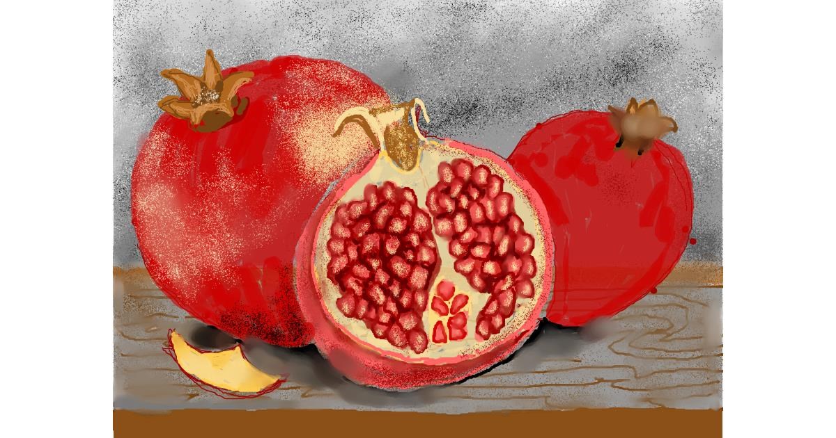 Drawing of Pomegranate by SAM AKA MARGARET 🙄