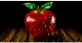 Drawing of Apple by Eclat de Lune