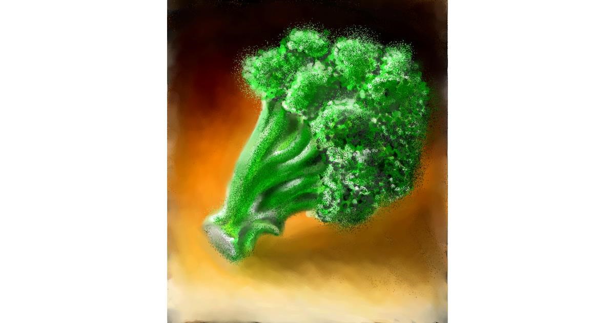 Drawing of Broccoli by 👽mint