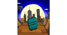 Drawing of Suitcase by Joze