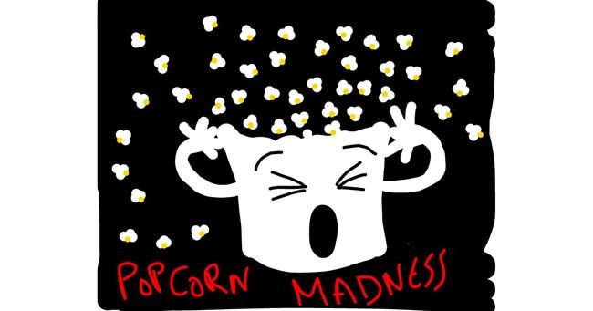 Popcorn-Zeichnung von Zerous 👩‍🎤