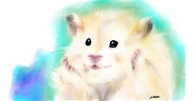 Drawing of Hamster by Creve
