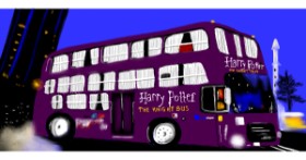 Drawing of Bus by Çhåching