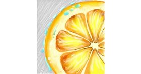 Drawing of Lemon by Keke