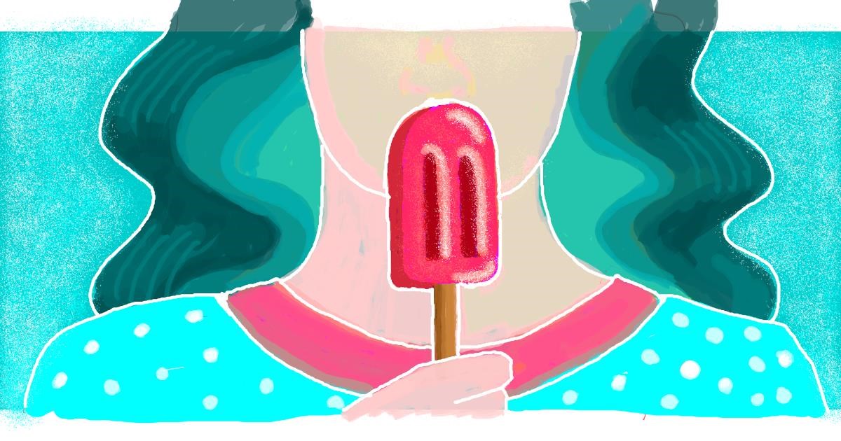 Drawing of Popsicle by Helena