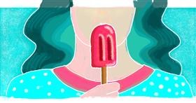 Drawing of Popsicle by Helena