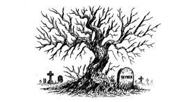 Drawing of Tree by Naywen