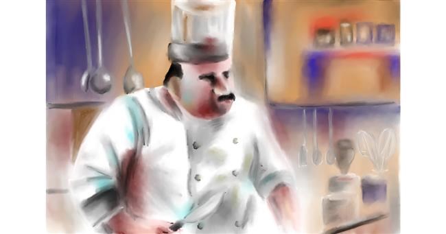 Drawing of Chef by Wizard