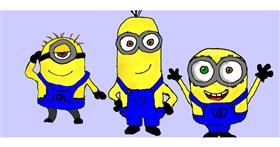 Drawing of Minion by Kim