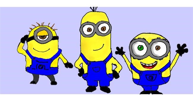 Drawing of Minion by Kim