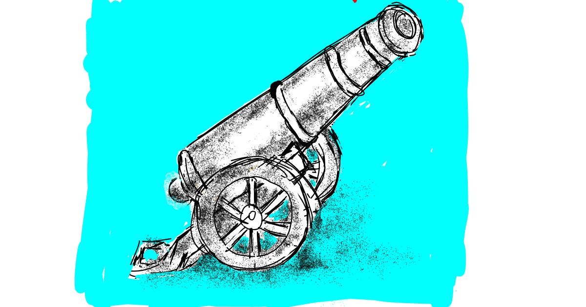 Drawing of Cannon by Lsk - Drawize Gallery!