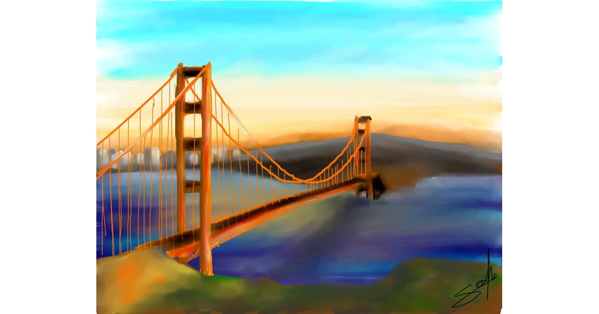 Drawing of Bridge by Sophie_draw24