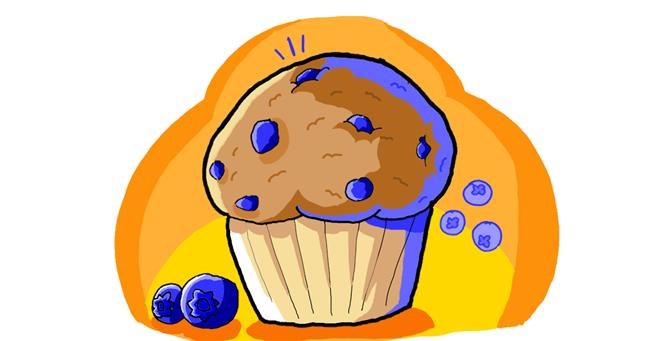 Muffin-Zeichnung von 「☀︎RUG_BURN☀︎」