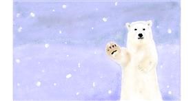 Drawing of Polar Bear by Chipakey