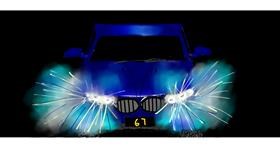 Drawing of Car by Shiney🪶