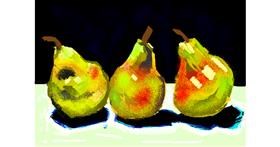 Drawing of Pear by 𝐓𝐎𝐏𝑅𝑂𝐴𝐶𝐻™