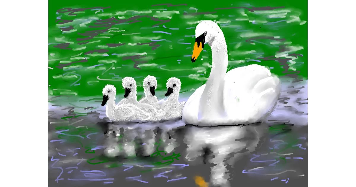 Drawing of Swan by PrettyPixels - Drawize Gallery!
