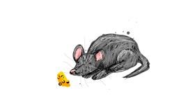 Drawing of Mouse by Doop