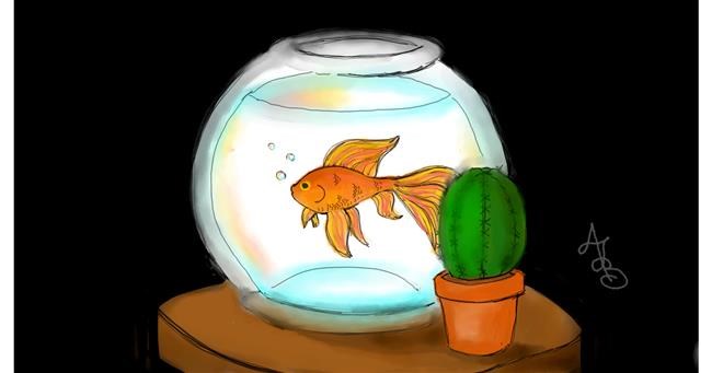 Drawing of Goldfish by ꧁Aurora꧂
