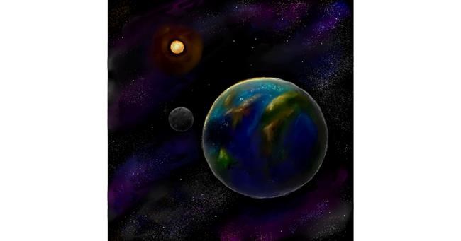 Drawing of Planet by Andromeda