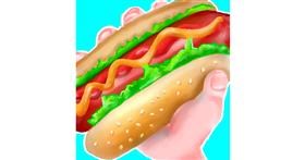 Drawing of Hotdog by ⋆su⋆vinci彡