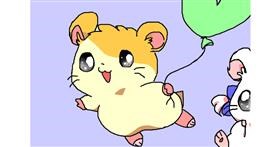 Drawing of Hamster by InessaC