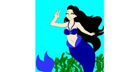 Drawing of Mermaid by Dulce