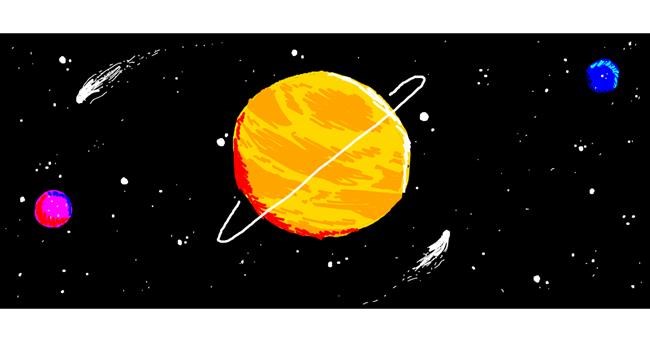 Drawing of Planet by le monke