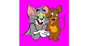 Drawing of Jerry (Tom & Jerry) by Mitra