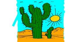 Drawing of Cactus by Drawn