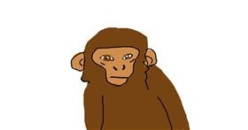 Drawing of Monkey by lol